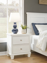 Load image into Gallery viewer, Fortman King Panel Bed with Mirrored Dresser and 2 Nightstands
